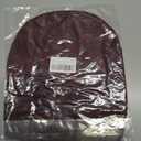 PAGE ONE Mens Winter Slouchy Beanie Warm Fleece Lined Skull Cap Baggy Cable Knit Hat (Wine Red)