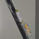 30" Slide-in Range Rear Filler Kit W10113901A, Stove Gap Universal Triangular Filler Strip, Top Trim Kit Between Stove and Wall for Whirlpool & Most Brand, Durable Aluminum Black