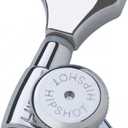 Hipshot Grip-Lock 6 inline 21mm Locking Tuners Universal Mounting Plate UMP included - Chrome