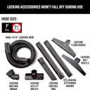 CRAFTSMAN CMXZVBE38800 2-1/2 in. Wet/Dry Vac Pro Attachment Kit, Industrial-Grade Shop Vacuum Accessories for Heavy-Duty Projects, Fits 2-1/2 in. Hose Diameters