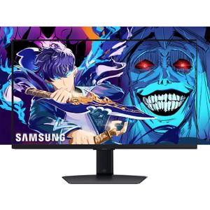 Samsung 27" Odyssey G7 4K UHD 144Hz 1ms G-Sync Gaming Monitor, HDR400, AMD FreeSync Premium, Ultrawide Game View, DisplayPort, HDMI, Height Adjustable Stand, Black