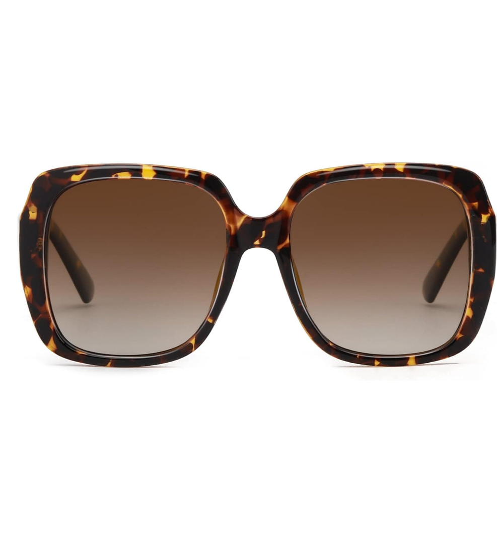 miyya Oversized Polarized Sunglasses Women, Trendy Retro Sun Glasses for Women 2024, Oversized Shades