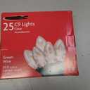 25 C9 lights clear incandescent, 20ft
