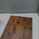 TEAMIX Wall Mounted Folding Table, Rustic Brown Floating Desk for Small Spaces Laundry Shelf with Heavy Duty Brackets Floating Desk for Garage, Utility Room, Kitchen, Laundry Room