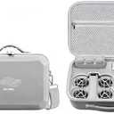 DFTIM Carrying Case for DJI Neo, Portable Shoulder Bag Trave case for DJI Neo Drone, Fly More Combo, RC N3/N2 Remote Controller, battery,charger plug and Accessories (PU Leather Case Only)