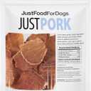 JustFoodForDogs Single Ingredient Healthy Dog Treats - Pork, 5 Oz (EXP 02/12/27)