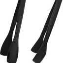 SOLEADER 11 Inch Silicone Tongs for Cooking Heat Resistant, Lightweight Non-Scratch Stainless Steel, Kitchen & BBQ Tools with Silicone Tips for Flipping Fish, Steak, Toast & Bread (2-Pack)