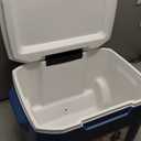 Coleman Xtreme 50qt Rolling Cooler with Wheels, Extra-Walled Insulation Keeps Ice up to 5 Days, Portable Wheeled Hard Chiller (Blue)