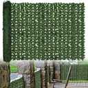 Artificial Ivy Plants Privacy Fence Screen: 72" x 240" (120 Sqft)