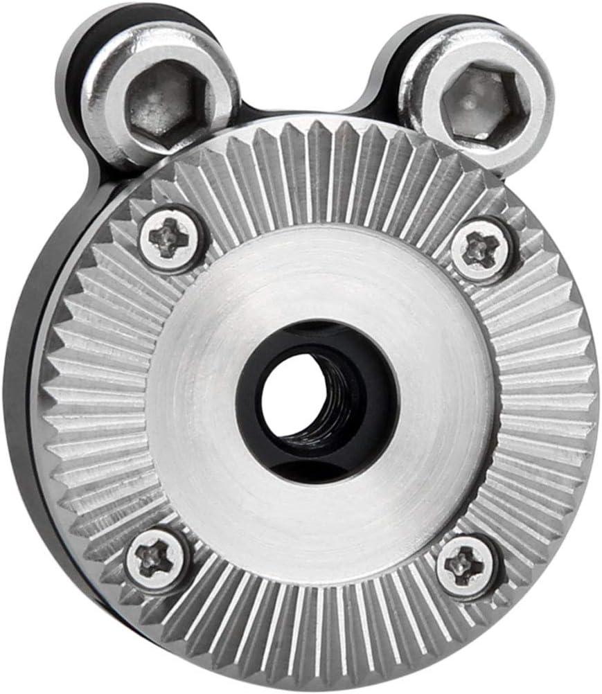 NICEYRIG Rosette Mount Adapter (M6 Thread Diameter 31.8mm) Applicable for DSLR Camera Cage, Handle, Wooden Handgrip, Rig