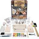 ArtSkills Leather Working Kit, Leather Tooling Kit with Tools, Stamps, Arts and Crafts Adult Project Kits, 80 pc