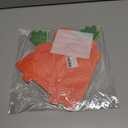 LaVenty Easter Gift Bag Bunny Carrot Gift Bag Party Favor Bags Handle Tissue Paper for Easter Party Birthday Baby Shower Supplies