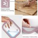 2-Pack Glass Food Storage Containers with Tempered Lids (21.3oz/2.7cup) - Airtight Snap Lock, Microwave & Oven Safe (-4~ 950F), Freezer to Baking Dish, BPA-Free, Gift Box (Pink)