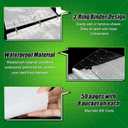 Protective Trading Card Albums - 4 Pocket Double Sided Collection Binder for 400 Cards, Durable Scratch-Resistant PU Cover, Sleeves for 3 Ring Binder, Portable Organizer for MTG Game Card(Green Rosha)