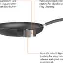 Amazon Basics Hard Anodized Non-Stick 12-Piece Cookware Set, Pots, Pans and Utensils, Black