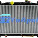 Aluminum Core Radiator for 2001-2008 2007 Hyundai Tiburon Elantra 2.0L 2.7L AT, 2002 2003 2004 2005 2006 Full Performance Aluminium Radiators