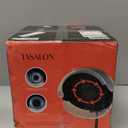 TASALON Ionic Hooded Hair Dryer - 1875W Bonnet Dryer with 3 Temperature Settings - Portable Standing Dryer for Home and Salon (Black)