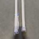 Greendot Shower Adjustable Curtain Tension Rod - 28-50", White - Shower Curtain Rod (White) 2 Pack
