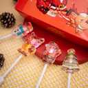 Christmas Lollipops Candy, 4 Pack Christmas Candy Individually Wrapped, Fruit Flavored Light-Up Suckers Bulk For Festive Treats (EXP 07/15/25)