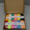 UCDRMA Adjustable Loom Knitting Kit, Up to 21 Different Sizes and Shapes Knitting Loom for Blankets/Scarves/Hats, Infinity Loom Crochet with 12 Yarn & Instructions, Flexible Yarn Loom for Beginners