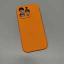 Ktele Magnetic for iPhone 16 Pro Case [Compatible with Magsafe] [Premium Silicone Satin-Smooth Touch] Slim Shockproof Anti-Scratch Microfiber Lining Case, 6.3 inch, Bright Orange