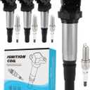 Set of 4 UF598 Ignition Coil Pack & Iridium Spark Plug (1.6L Only) For Mini Cooper 2007-2015,Countryman 2011-2016,Paceman 2013-2016, Replace # C1692 GN10328 12137575010 1213755001 5C1749 597091
