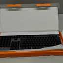 Newmen GM325Pro Mechanical Keyboard,104 Keys Rainbow LED Backlit Wired Gaming Keyboards,Hot-Swap Metal Panel ABS Black Keycaps Gaming Mechanical Keyboard for Windows Laptop PC Linear Red Switches