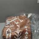 Lahome 5x7 Boho Rugs for Living Room, Washable Bedroom Western Area Rug, Low Pile Soft Burnt Orange Carpet, Stain Resistant Distressed Fall Rug Aztec Carpets for Dining Room