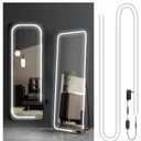 Led Vanity Mirror Lights, 13.2FT 6000k Full Body Mirror Light Strip, Stick on Vanity Lights with AC Adapter Touch Control, Makeup Lighting for Full Body Mirror/Makeup Table/Bathroom