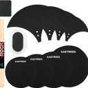 EASTROCK Drum Mute Pads Set 11 Pieces With Cymbal Pad + Hi hats Set Pad, Foam Drum Silencer Pads, Fit 10, 12, 14, 16" (drum+cymbal pad-11 pack standard set)