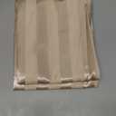 MR&HM Satin Pillowcase for Hair and Skin, Silk Satin Pillowcase 2 Pack, King Size Pillow Cases Set of 2, Silky Pillow Cover with Envelope Closure (20x36, Champagne Striped)