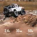 GoolRC f1 RC Car, 1/14 Scale 2.4GHz 4WD High Speed Off Road Monster Truck with LED Light for Teens and Adults (Orange Hardtop)