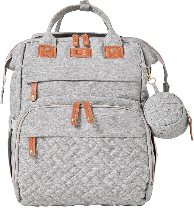 Orian Diaper Bag Backpack, Diaper Bag with Baby Changing Station, Large Travel Diaper Bag, Mosquito Net, USB Charging Port, Waterproof Unisex Baby Bag - 3 bonus gifts