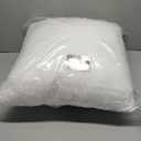 Oubonun 16 x 16 Throw Pillow Inserts Set of 2-100% Cotton Cover - White Couch Bed Decorative Pillow Pair