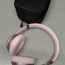 Beats Solo 4 - Wireless On-Ear Bluetooth Headphones, Up to 50-Hour Battery Life, Ultra-Lightweight Comfort, Powerful and Balanced Sound, Apple & Android Compatible, Metallic Pink