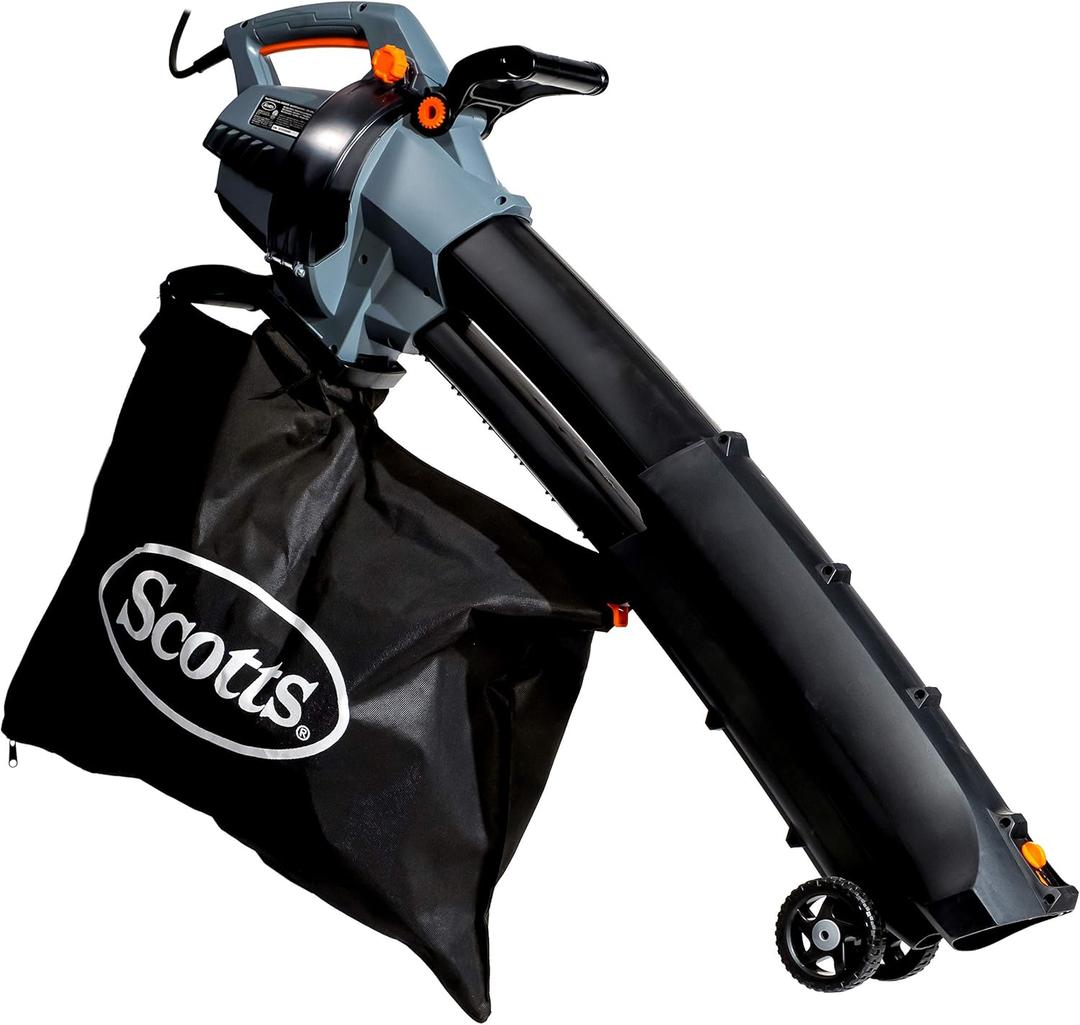 Scotts BVM23014S 14-Amp 3-in-1 Corded Electric Blower/Vac/Mulcher,