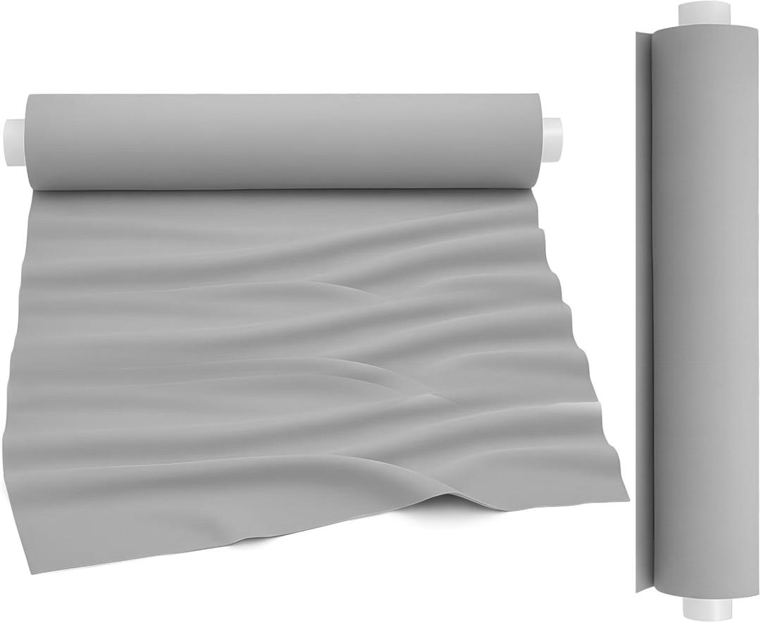 Mindsoft 2pcs Skin Fold Dry Sheets, Silver Complex Fabric, Soft and Moisture Wicking Textile for Skin Fold Care, Nursing Pads, Sweat Towels, Handkerchiefs Elderly (Grey,14" X 4.5yd)