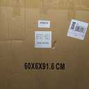 Chimney Cap Chimney Cover,Fireplace Chimney Caps for Outside 17"x29",Chimney Flue Cover Chimney Rain Cap,Roof Rain Guard Chimney Top Protector Cover Chimney Exhaust Vent Cap for Flue Tile Chimney (Black Galvanized Steel)