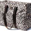 ESVAN Utility Tote Bag with Zip Top Waterproof Teacher Tote Bag for Teacher Work Women Beach