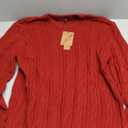 PJ PAUL JONES Mens Sweater Crewneck Cable Knit Pullover Sweater Casual Twist Textured Sweaters, XL