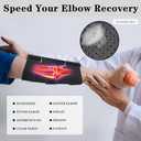 Reamphy Elbow Brace,Comfortable Night Elbow Sleep Support,Elbow Splint, Adjustable Stabilizer Splints, Cubital Tunnel Syndrome,Tendonitis,Ulnar Nerve,Tennis,Fits for Men and Women(Fits Most)