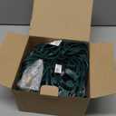 C9 Clear Vintage Outdoor String Lights with 26 C9 Clear Glass Bulbs, 25Ft Hanging Roofline Lights for Outdoor Christmas Tree Party Backyard Wedding Decor - Green