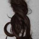 BARSDAR Claw Clip Ponytail Extension - 20 Inch Wavy Highlight Ponytail Hair Extensions for Women - Synthetic Claw Clip in Pony Tail Hairpieces Daily - Brown & Auburn