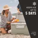 Coleman Classic Series Insulated Portable Cooler, Leak-Resistant Outdoor Hard Cooler Keeps Ice up to 5 Days, 70qt