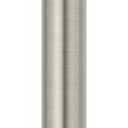 Brushed Nickel 26 Inches Ceiling Mount Round Shower Arm With Flange Straight Extender Extension Pipe Replacement Rain Shower Head Straight For Fixed