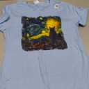 Cat Starry Night Van Gogh For Cat Lover Cat Mom. Medium