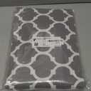 Smiry Rectangle Picnic Table Cover, Waterproof Elastic Fitted Camping Tablecloths for 6 Foot Tables, Wipeable Flannel Backed Vinyl Tablecloth Protector for Indoor, Outdoor (Grey, 36x72 Inches)