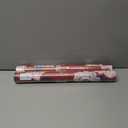 2 x HeloHo Floral Wall Paper Red Peel and Stick Wallpaper 17.3" x 197" Vintage Self Adhesive Removable Waterproof Contact Paper for Living Room Bedroom Decor