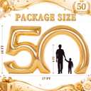 Seenelling Inflatable Arch 50th Anniversary Gold 10FT