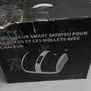 Nekteck Foot Shiatsu Massager for Circulation and Pain Relief, Smart Electric Massage Machine with Heat, Deep Kneading, Vibration for Feet, Calf, Arm Muscle Relax White (APP Control)